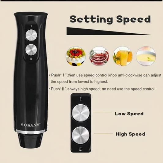 Sokany Hand Blender 4 in 1