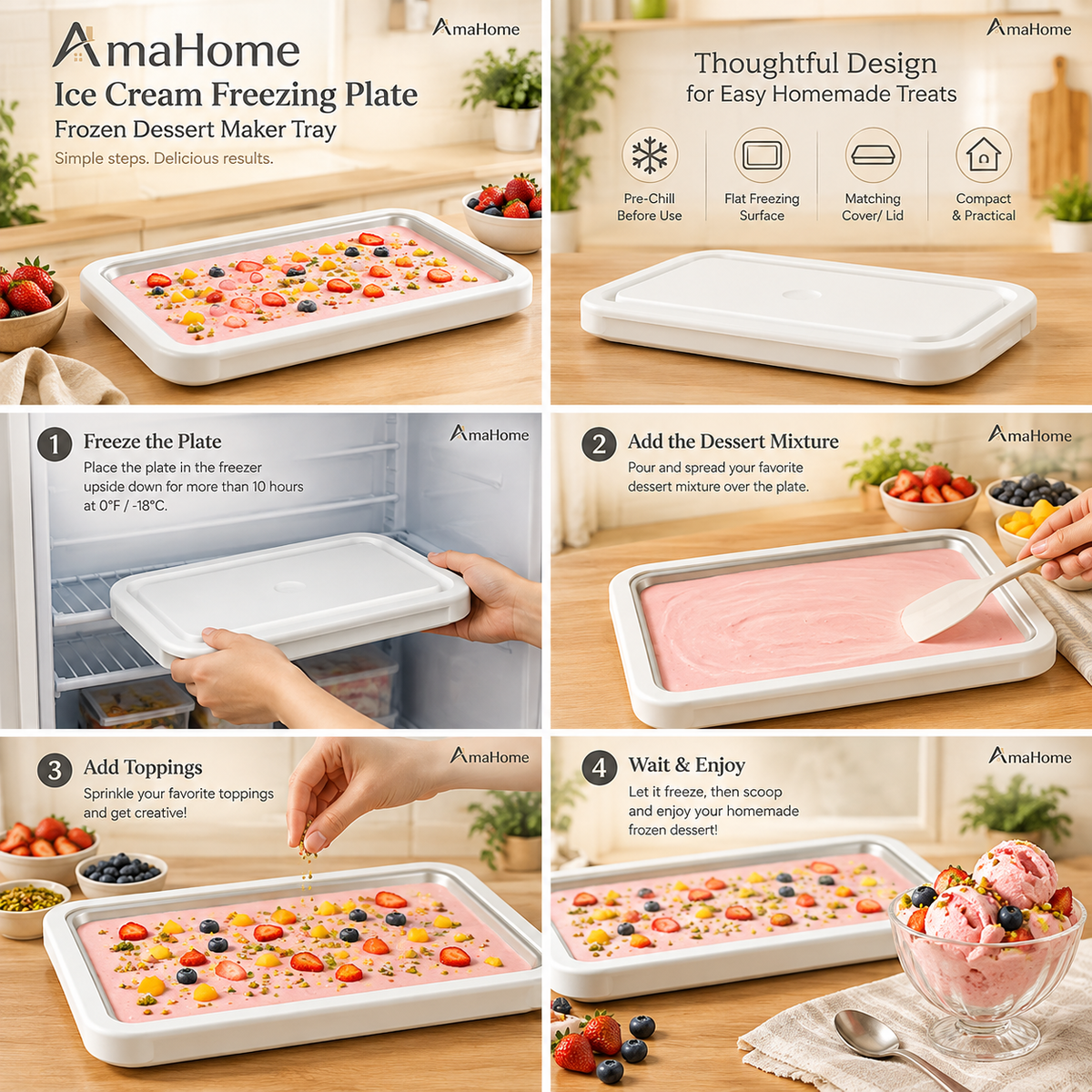 Frozen Dessert Maker Plate