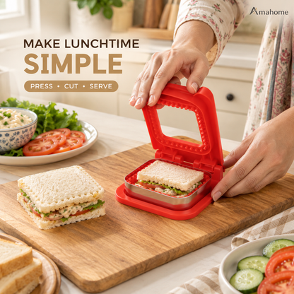 Sandwich Cutter & Sealer – Bread Pocket Maker & Sandwich Press Mold