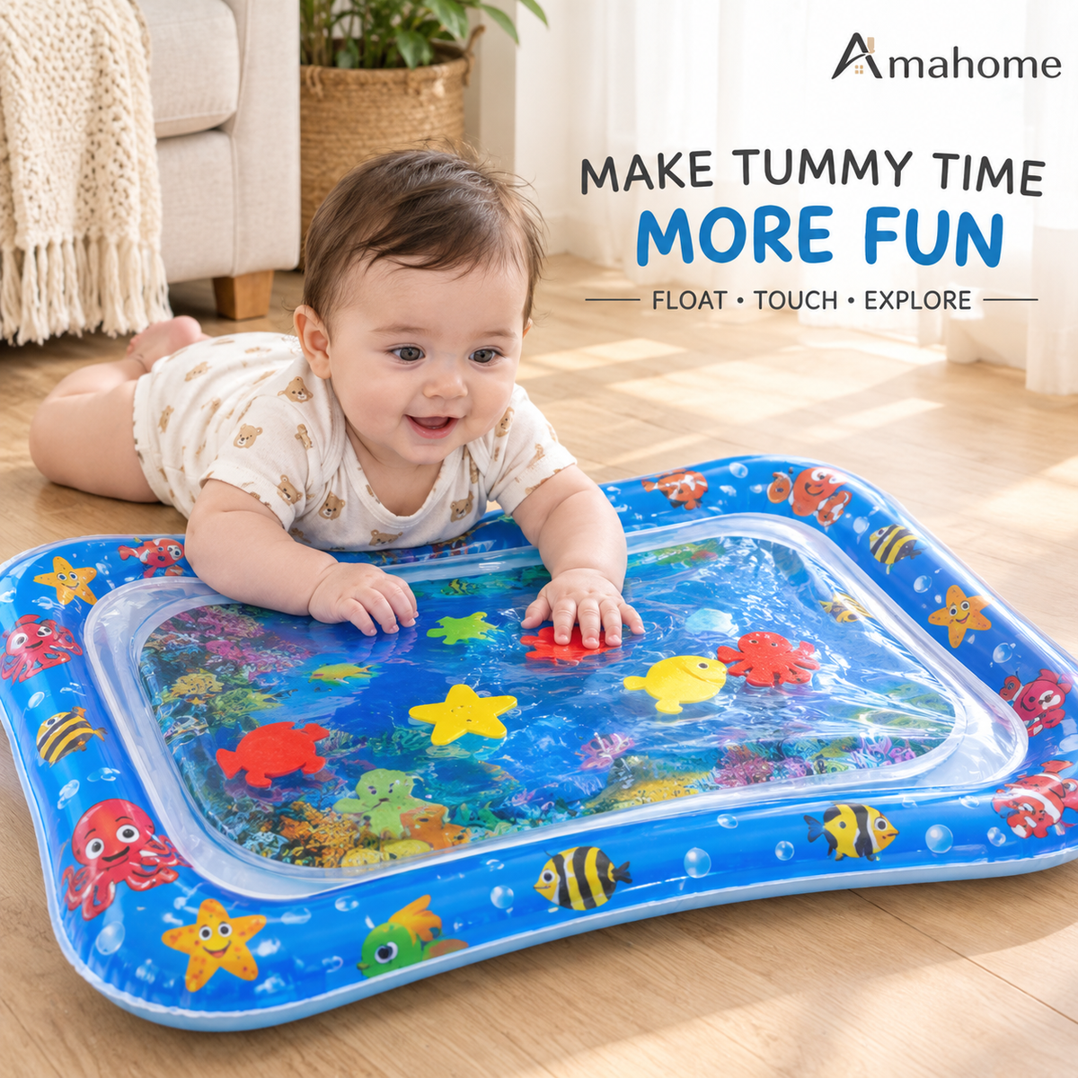 Baby Water Tummy Time Play Mat