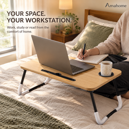 Foldable Laptop & Bed Table – Portable Folding Table