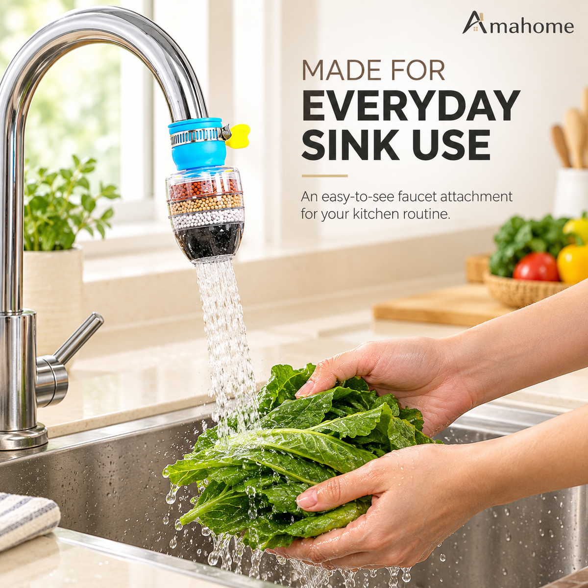 Multi-Layer Faucet Water Filter – Faucet Filter Attachment