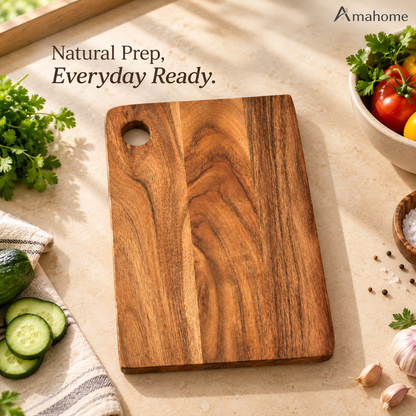 Premium Wooden Chopping Board – Natural Wood Kitchen Cutting Board