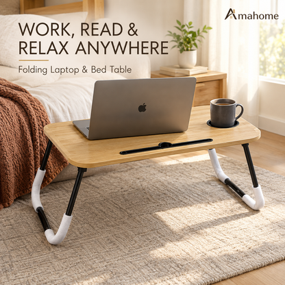 Foldable Laptop & Bed Table – Portable Folding Table