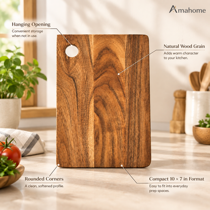 Premium Wooden Chopping Board – Natural Wood Kitchen Cutting Board