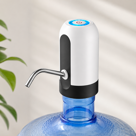 Smart Rechargeable Automatic Water Bottle Pump – One-Touch Universal 5-Gallon Dispenser