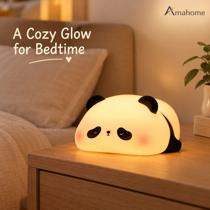 Cute Panda LED Night Lamp – Soft Glow Bedside Light for Bedroom & Kids Room