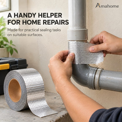Silver Waterproof Repair Tape – Self-Adhesive Leak Repair & Sealing Tape for Pipes, Roofs & Home Repairs