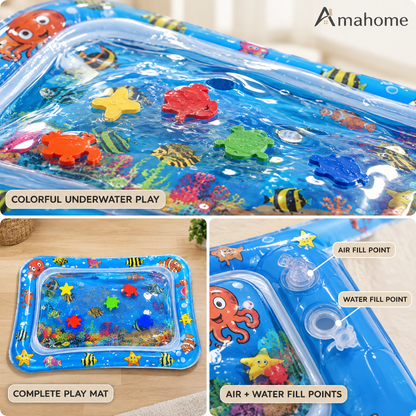 Baby Water Tummy Time Play Mat