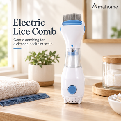 Electric Lice Comb – Gentle Scalp &amp; Lice Removal Comb