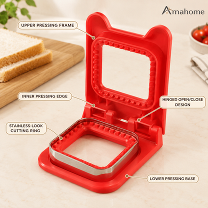 Sandwich Cutter & Sealer – Bread Pocket Maker & Sandwich Press Mold