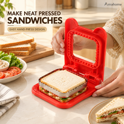 Sandwich Cutter & Sealer – Bread Pocket Maker & Sandwich Press Mold